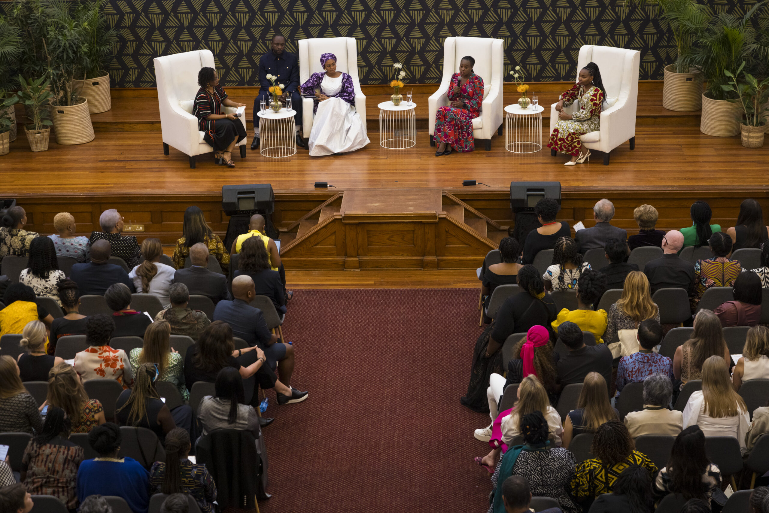 Panel on child marriage in Capetown,  on Thursday, Nov. 16, 2023. (The Obama Foundation)

Please credit “The Obama Foundation.” The photographs may not be manipulated in any way, and may not be used in commercial or political materials, advertisements, emails, products, or promotions that in any way suggest approval or endorsement by the Foundation, President Obama, or Mrs. Obama without the Foundation’s prior written consent.